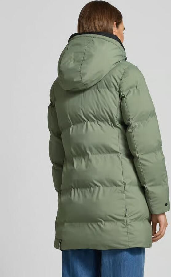 Khujo Gewatteerd jack met labelpatch model 'Tanare
