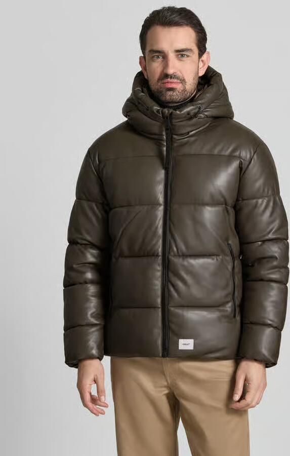 Khujo regular fit buffer jacket met logopatch model 'Coen' - Foto 2