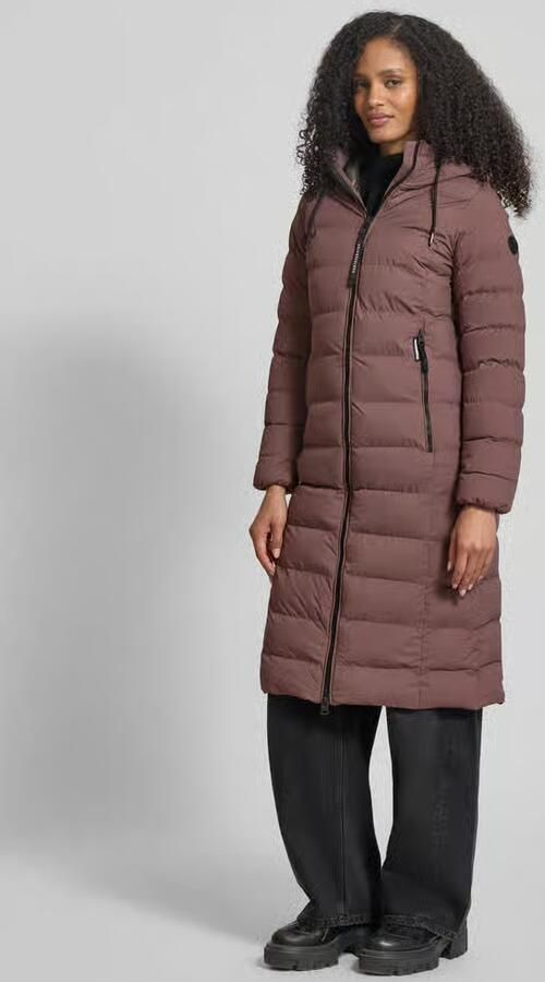 Khujo Regular fit gewatteerde lange jas met tweewegsritssluiting model 'Gamp' - Foto 2