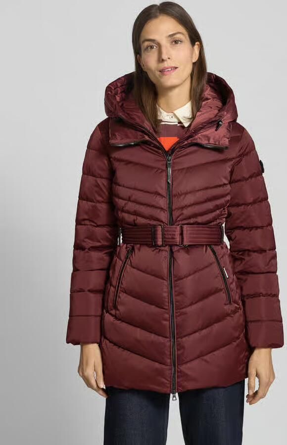 Khujo Regular fit gewatteerde lange jas met capuchon model 'KINA' - Foto 2