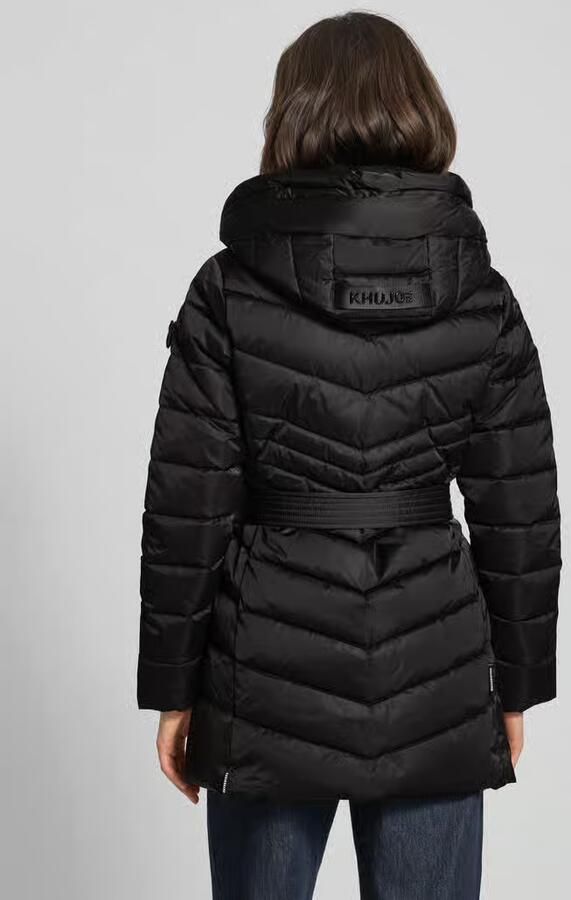 Khujo Regular fit gewatteerde mantel met capuchon model 'KINA'