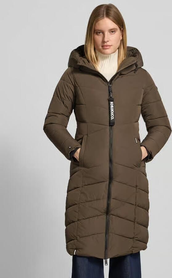 Khujo Regular fit gewatteerde mantel met capuchon model 'SATZE' - Foto 2