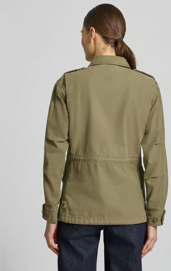 Khujo regular fit jack met platte kraag model 'Buni'