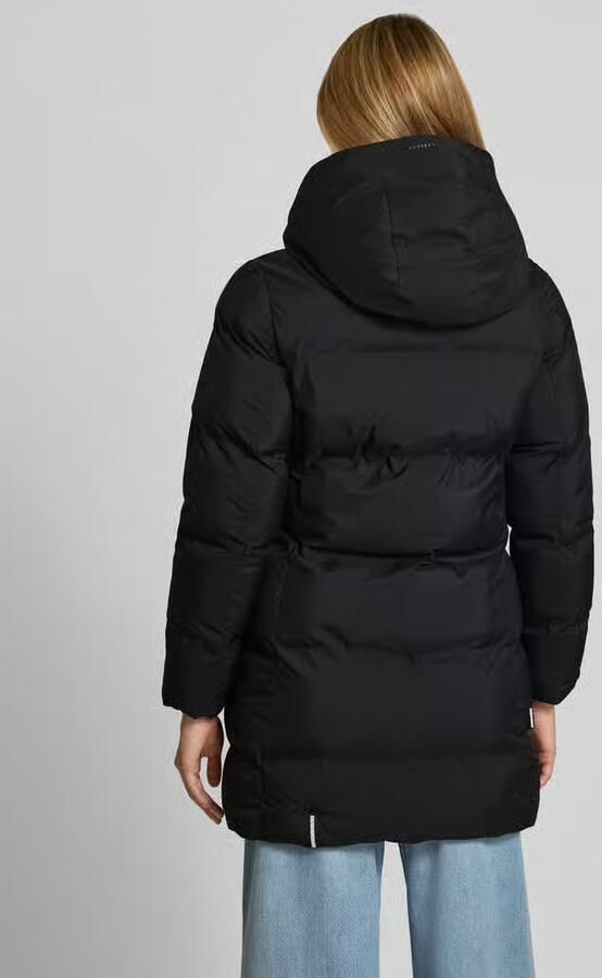 Khujo Regular fit lange jas in stiksels met logopatch model 'TANARE' - Foto 3