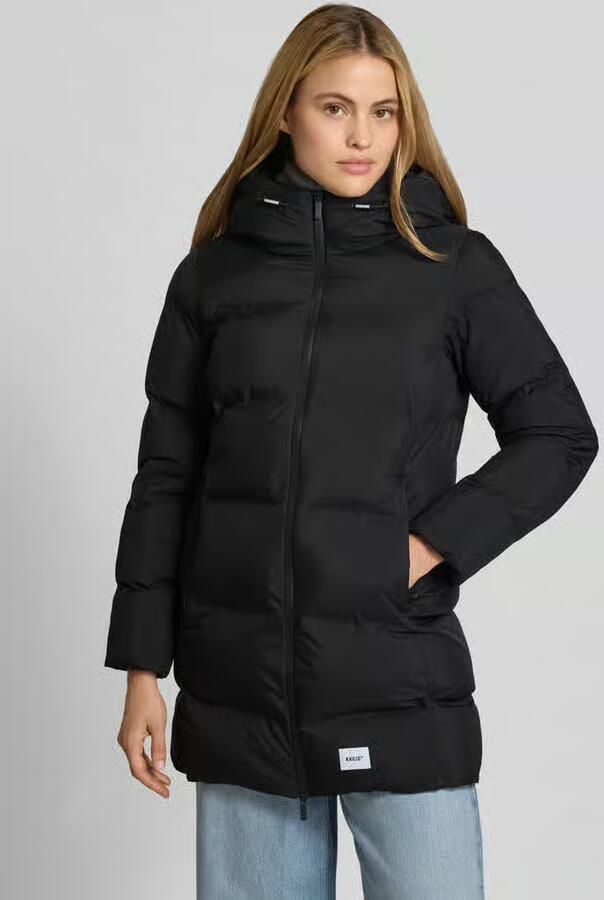 Khujo Regular fit lange jas in stiksels met logopatch model 'TANARE' - Foto 2