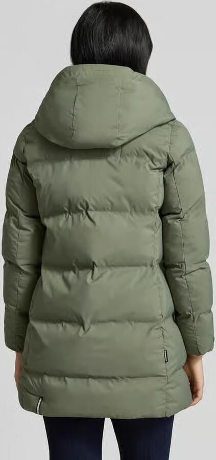 Khujo Regular fit lange jas in stiksels met logopatch model 'TANARE' - Foto 3