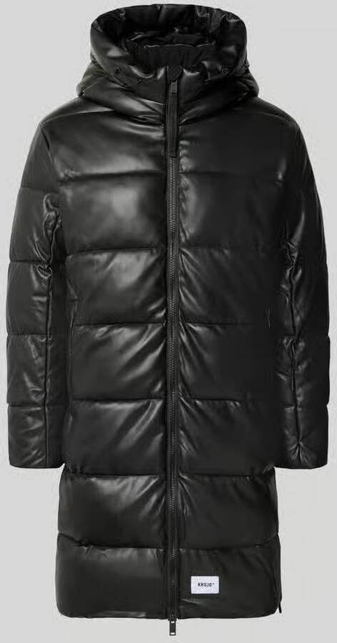 Khujo Regular fit lange jas in stiksels model 'EMMET'