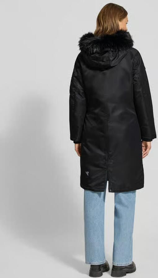 Khujo Regular fit parka met imitatiebont model 'Jilla'