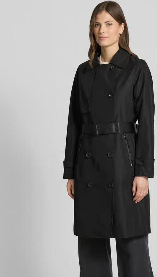 Khujo Trenchcoat met ritszakken model 'ERINE'