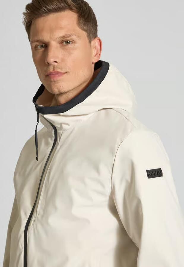 Khujo Windbreaker met capuchon model 'Hamza'