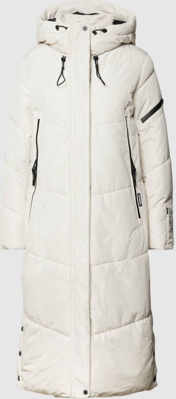 Khujo Lange jas met drukknoopsluiting model 'SONJE'