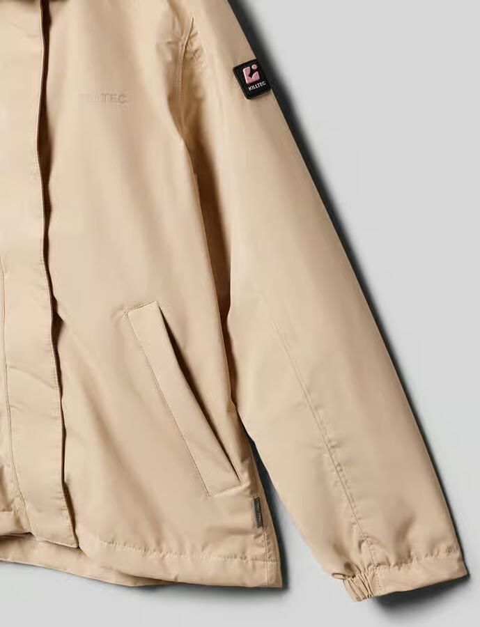 Killtec Jack met capuchon en labeldetail