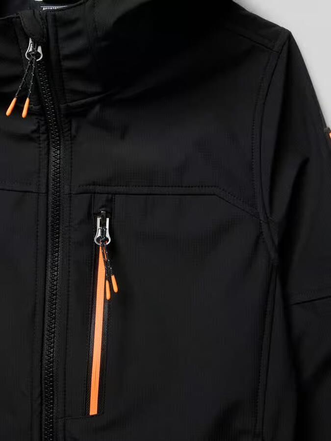 Killtec regular fit jas met napoleon-zak