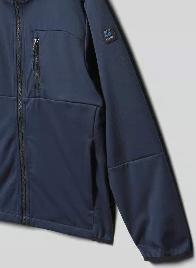 Killtec Softshell-jack met steekzakken en labeldetail