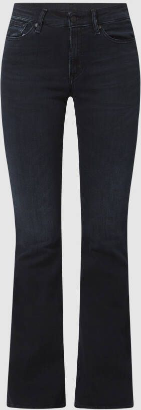 Kings Of Indigo Flared jeans met stretch model 'Marie'