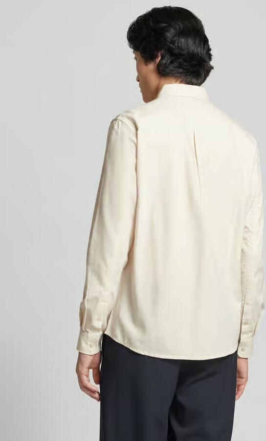 Knowledge Cotton Apparel Custom fit vrijetijdsoverhemd met button-downkraag - Foto 4