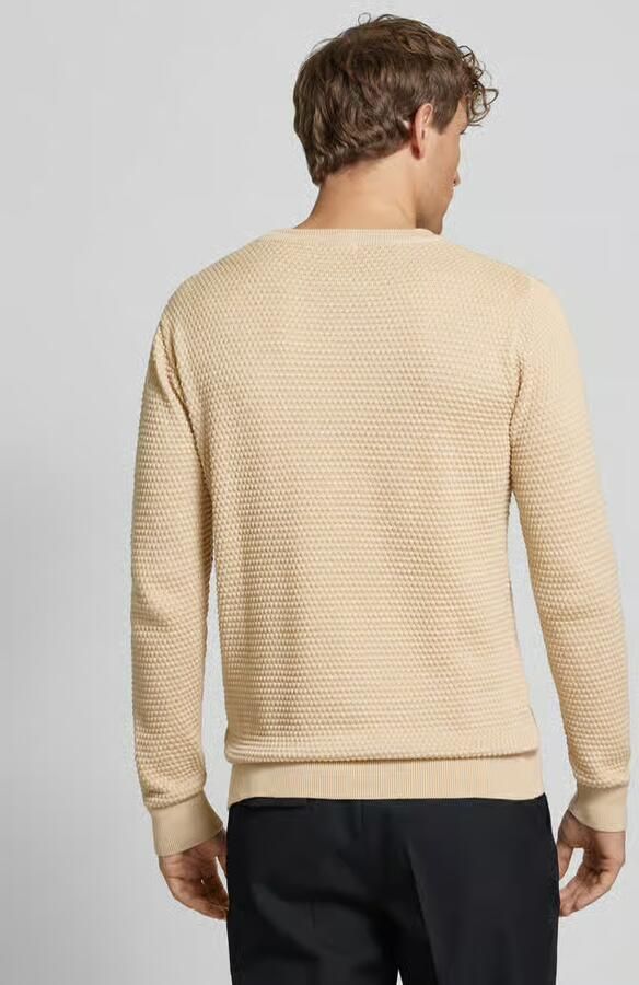 KnowledgeCotton Apparel Gebreide pullover met structuurmotief model 'VAGN' - Foto 2