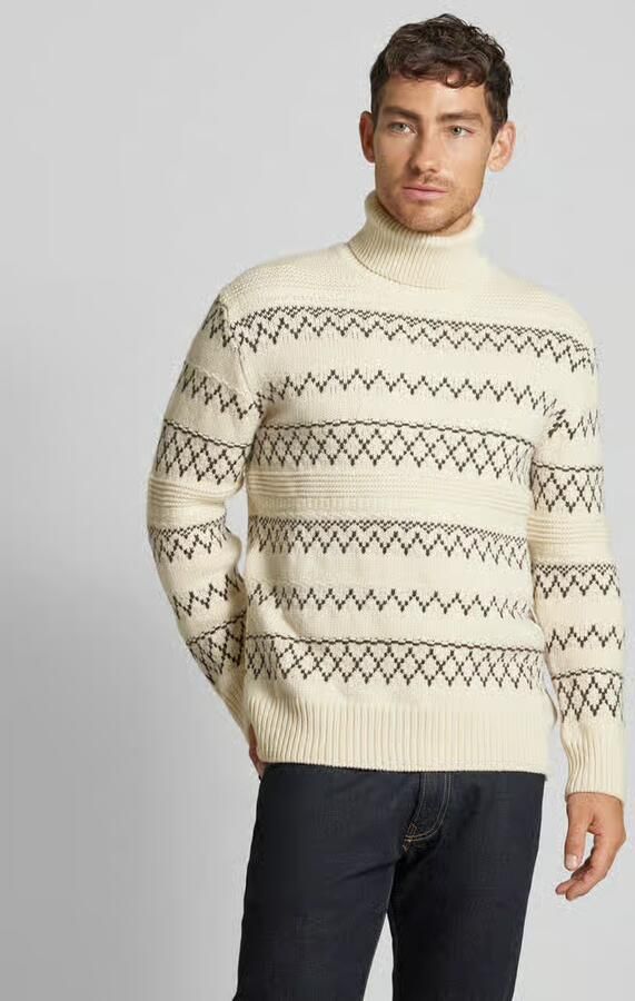 KnowledgeCotton Apparel Gebreide pullover van pure wol - Foto 2