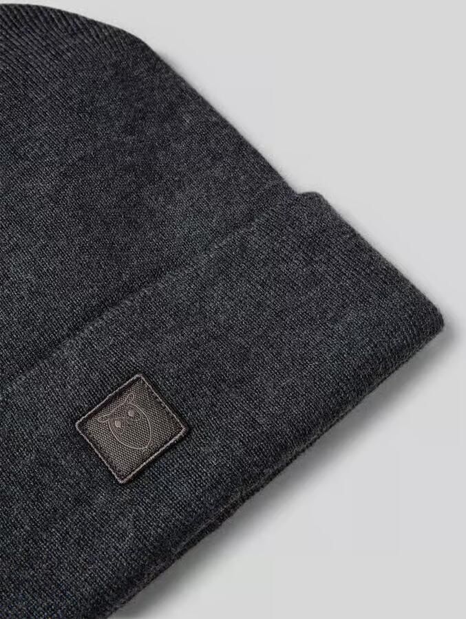 KnowledgeCotton Apparel Muts van zuivere wol model 'Merino'