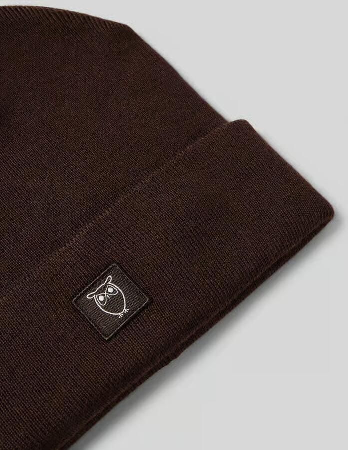 KnowledgeCotton Apparel Muts van zuivere wol model 'Merino'