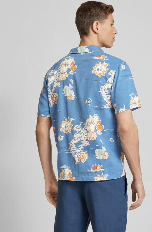 Knowledge Cotton Apparel Regular fit vrijetijdsoverhemd met knoopsluiting - Foto 4