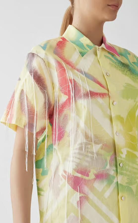 Kochè Overhemdblouse met all-over motief