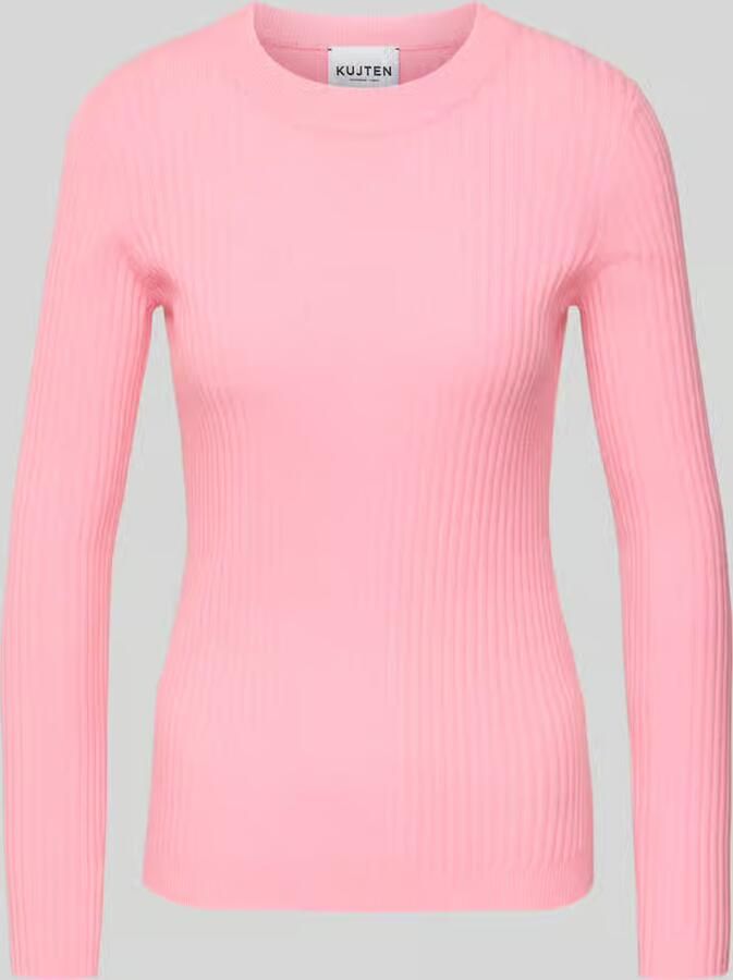 KUIJTEN Gebreide pullover met ribboorden model 'BIBI'