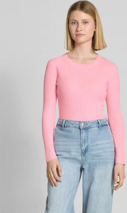 KUIJTEN Gebreide pullover met ribboorden model 'BIBI' - Foto 3