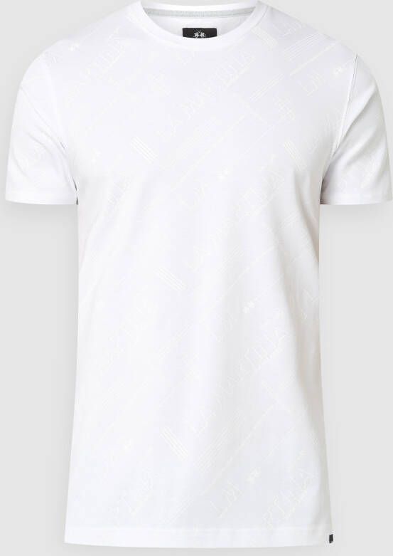 LA MARTINA Regular fit T-shirt met logomotief
