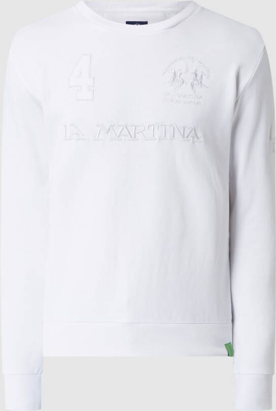 LA MARTINA Sweatshirt met logo