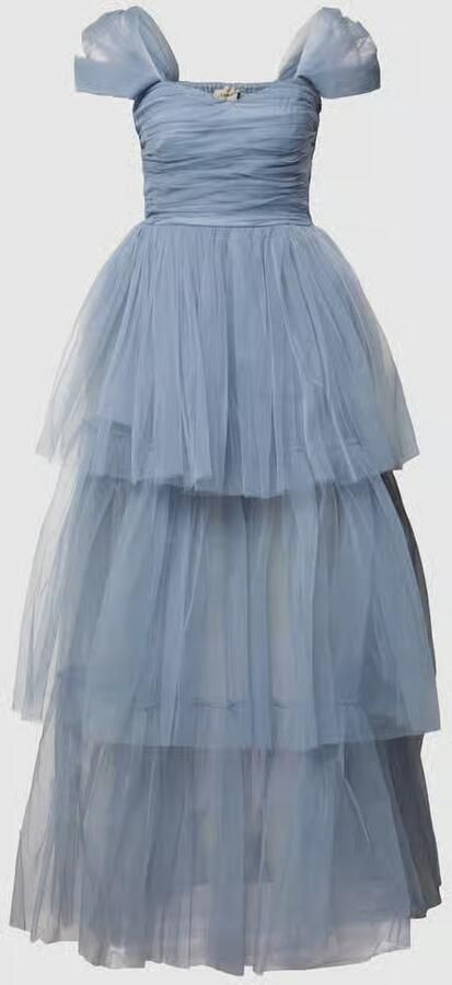 Lace & Beads Avondjurk in off shoulder-design - Foto 2