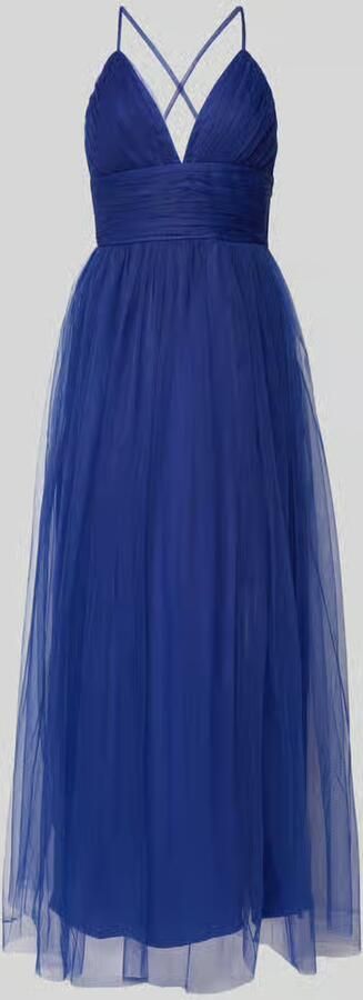 Lace & Beads Avondjurk met diepe V-hals