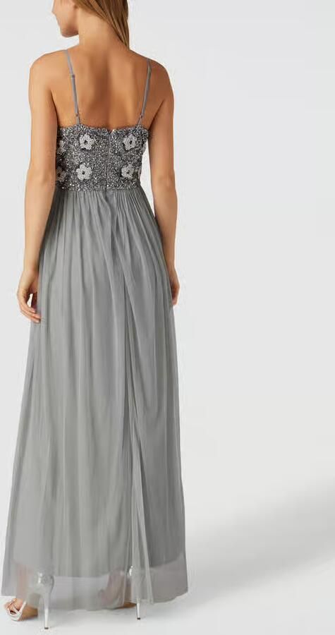 Lace & Beads Avondjurk met pailletten en siersteentjes