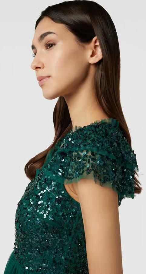 Lace & Beads Avondjurk met pailletten