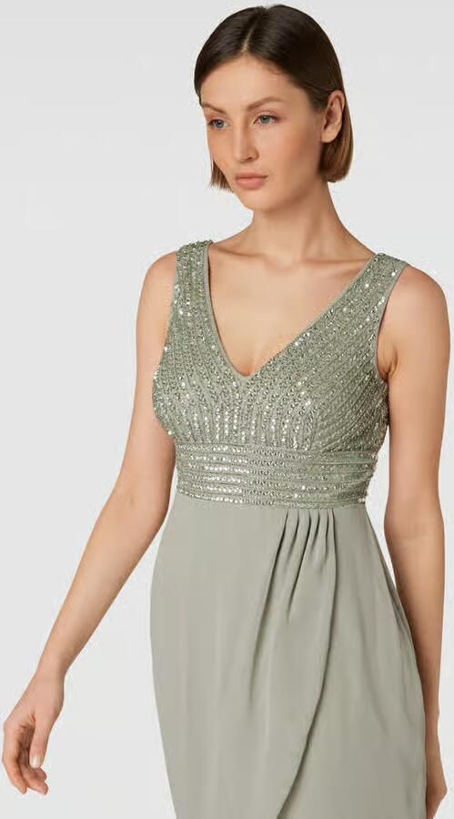 Lace & Beads Avondjurk met pailletten