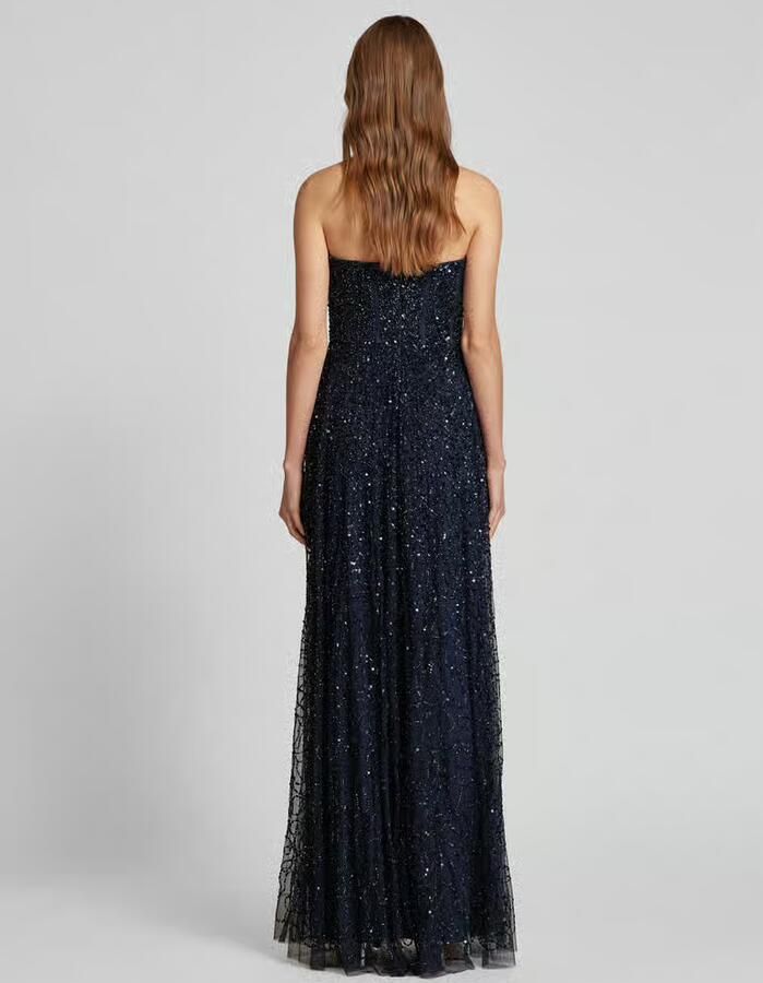 Lace & Beads Avondjurk met pailletten