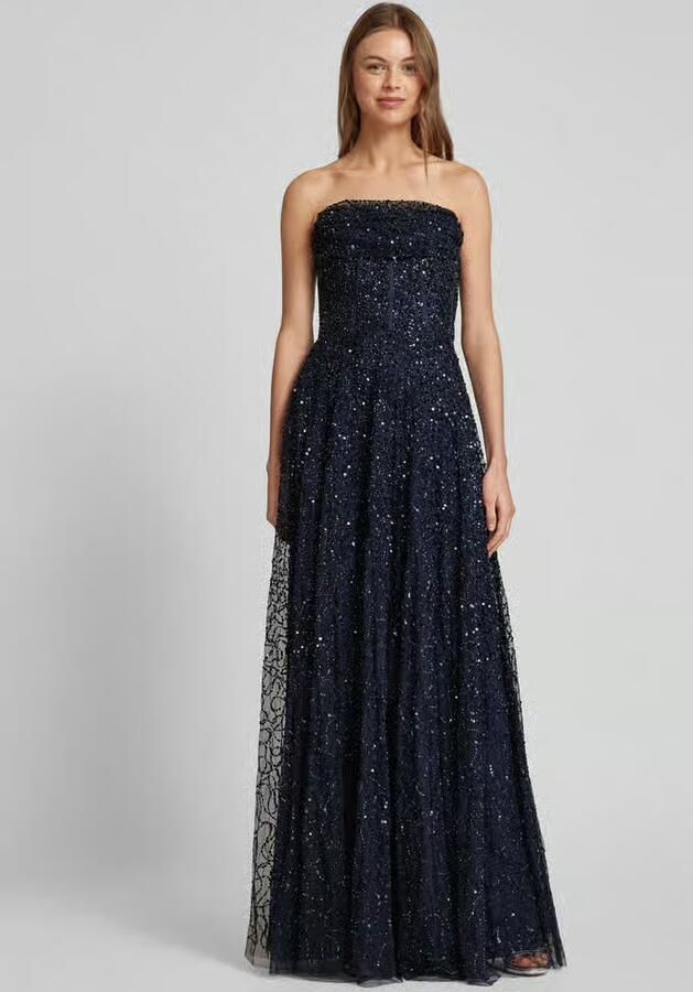 Lace & Beads Avondjurk met pailletten - Foto 2
