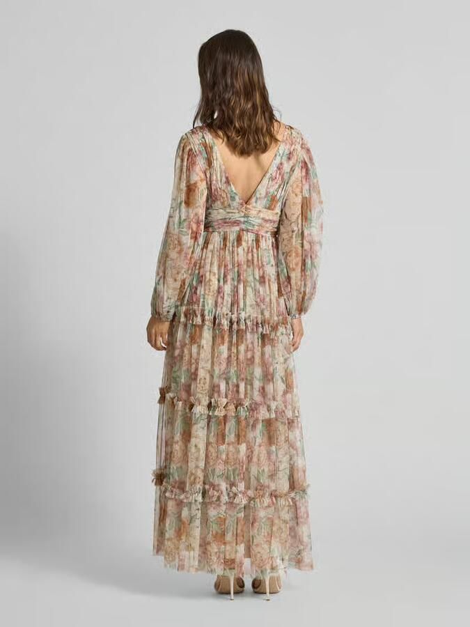 Lace & Beads Avondjurk met ruches