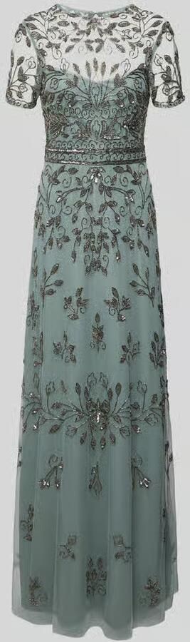 Lace & Beads Avondjurk met siergarnering - Foto 2