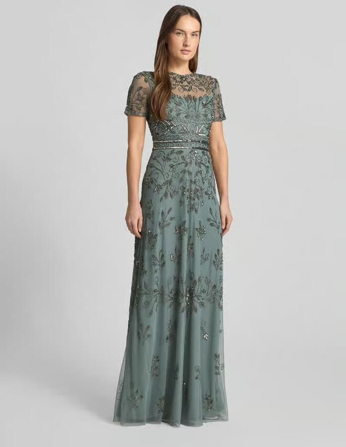Lace & Beads Avondjurk met siergarnering - Foto 2