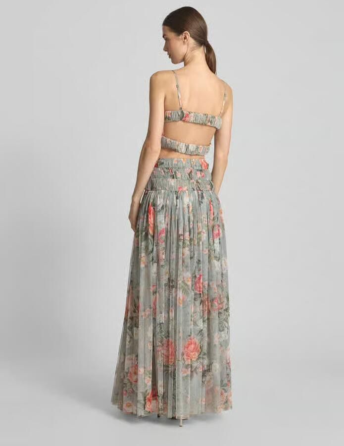 Lace & Beads Avondjurk met smokdetails