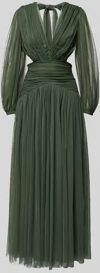 Lace & Beads Avondjurk met V-hals en cut-outs