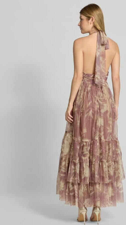 Lace & Beads Avondjurk met V-hals