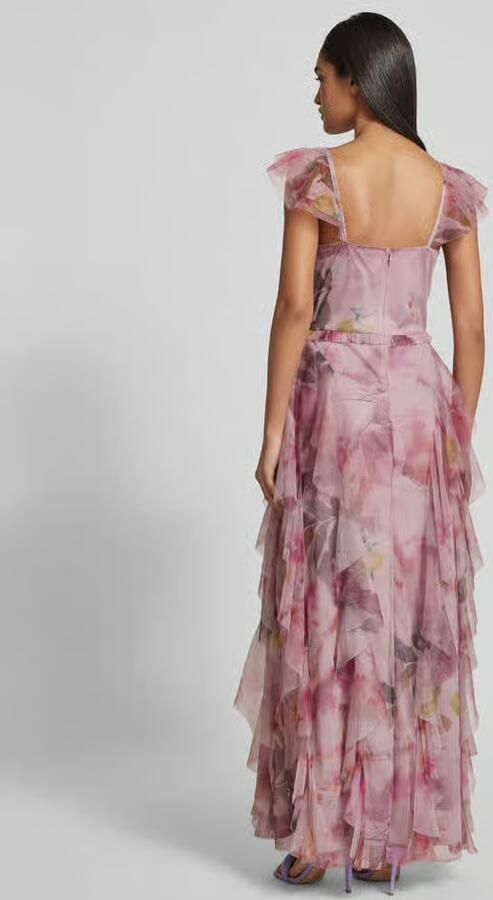 Lace & Beads Avondjurk met volants