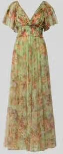 Lace & Beads Avondjurk van tule met V-hals - Foto 3