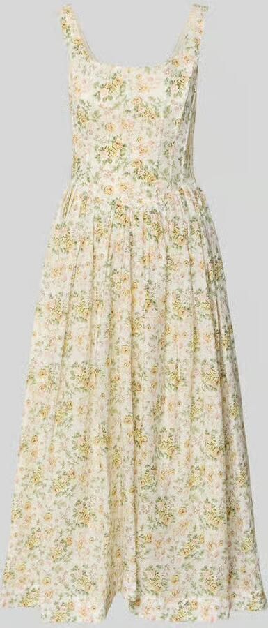 Lace & Beads Cocktailjurk in all-over look met vierkante hals - Foto 2