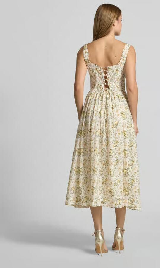 Lace & Beads Cocktailjurk in all-over look met vierkante hals - Foto 3