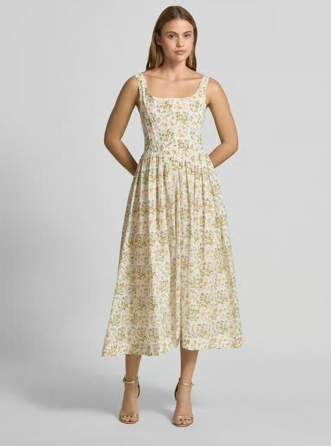 Lace & Beads Cocktailjurk in all-over look met vierkante hals - Foto 2