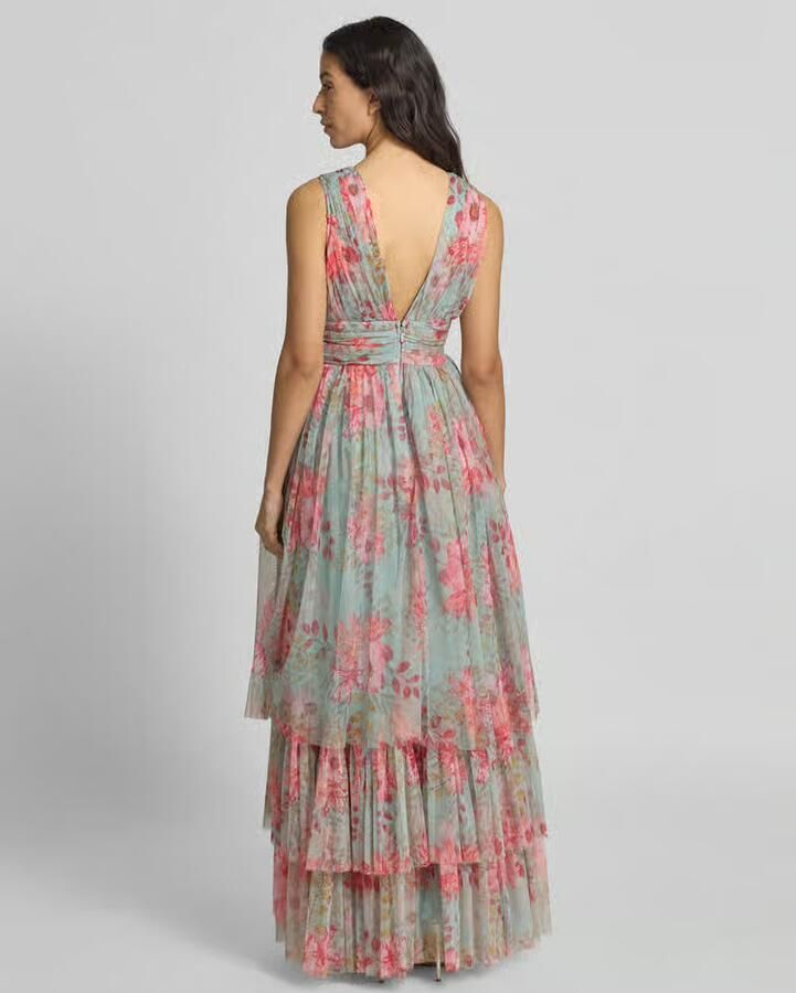 Lace & Beads Cocktailjurk in laagjeslook