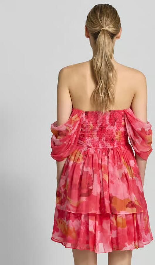 Lace & Beads Cocktailjurk in off-shoulder-design